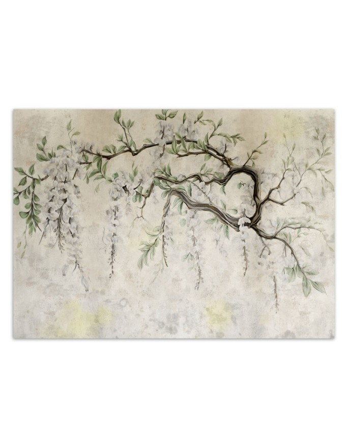 Fashionable wallpaper - Hanging flowers minimalism | FEEBY