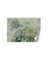 Wall mural for living room - Green flowers watercolor | FEEBY