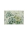 Wall mural for living room - Green flowers watercolor | FEEBY