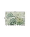 Wall mural for living room - Green flowers watercolor | FEEBY