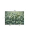 Wallpaper - Flowering green water lilies | FEEBY