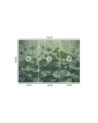 Wallpaper - Flowering green water lilies | FEEBY