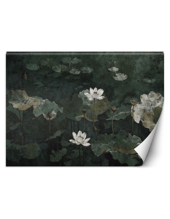 Wall mural - Vintage water lilies | FEEBY