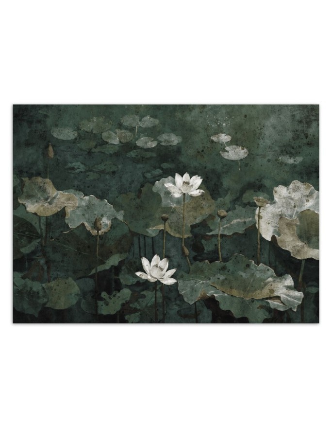 Wall mural - Vintage water lilies | FEEBY