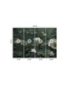 Wall mural - Vintage water lilies | FEEBY