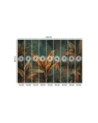 Stylish wallpaper - Photo wallpaper Tropical leaves flowers | FEEBY