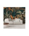 Unique wall mural - Palm trees in jungle landscape | FEEBY