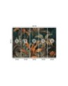 Unique wall mural - Palm trees in jungle landscape | FEEBY
