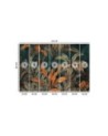 Unique wall mural - Palm trees in jungle landscape | FEEBY