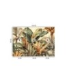 Fashionable wallpaper - Banana leaves in sepia | FEEBY