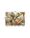 Fashionable wallpaper - Banana leaves in sepia | FEEBY
