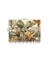 Fashionable wallpaper - Banana leaves in sepia | FEEBY