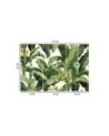 Wall mural for living room - Green banana leaves | FEEBY