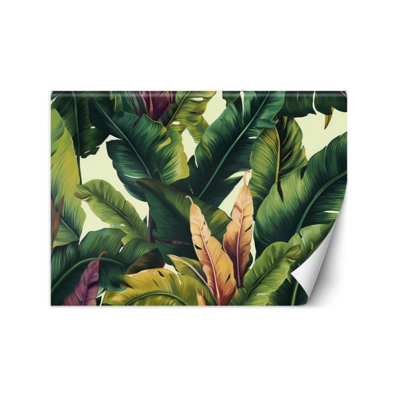 Wall mural - Colorful tropical leaves | FEEBY