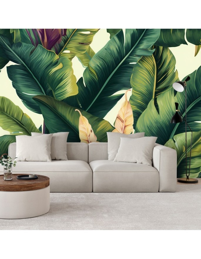Wall mural - Colorful tropical leaves | FEEBY