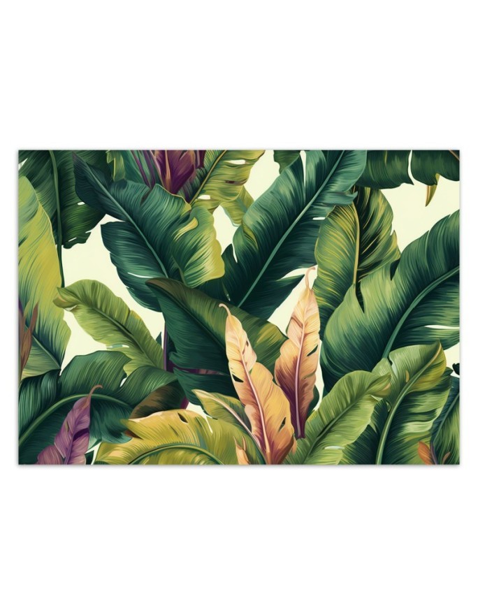 Wall mural - Colorful tropical leaves | FEEBY
