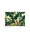 Wall mural - Colorful tropical leaves | FEEBY