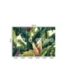 Wall mural - Colorful tropical leaves | FEEBY
