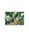 Wall mural - Colorful tropical leaves | FEEBY