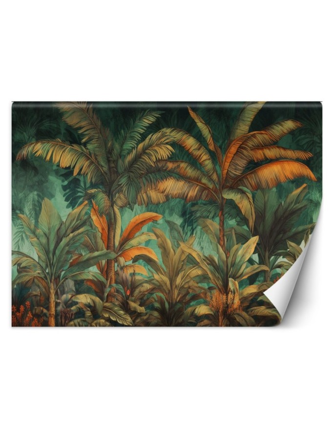 Wall mural Palm trees in...