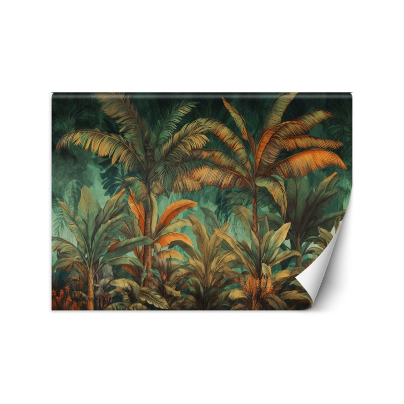 Modern wall mural - Palm trees in jungle landscape | FEEBY