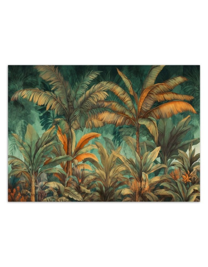 Modern wall mural - Palm trees in jungle landscape | FEEBY