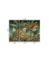 Modern wall mural - Palm trees in jungle landscape | FEEBY