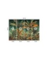Modern wall mural - Palm trees in jungle landscape | FEEBY