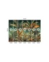 Modern wall mural - Palm trees in jungle landscape | FEEBY