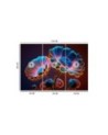 Unique wall mural - Neon flowers | FEEBY