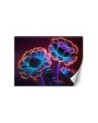 Fashionable wallpaper - Neon flowers buds | FEEBY