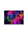 Wall mural - Monstera fluorescent leaves | FEEBY
