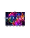 Wall mural - Monstera fluorescent leaves | FEEBY