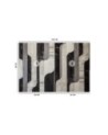 Wall mural for living room - Grey geometric abstraction | FEEBY