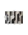 Wall mural for living room - Grey geometric abstraction | FEEBY
