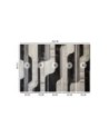 Wall mural for living room - Grey geometric abstraction | FEEBY