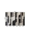 Wall mural for living room - Grey geometric abstraction | FEEBY