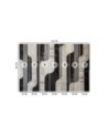 Wall mural for living room - Grey geometric abstraction | FEEBY