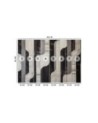 Wall mural for living room - Grey geometric abstraction | FEEBY