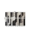 Wall mural for living room - Grey geometric abstraction | FEEBY
