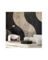 Wall mural for bedroom - Retro abstract shapes | FEEBY