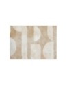 Modern wall mural - Beige abstract shapes | FEEBY