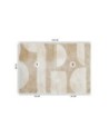 Modern wall mural - Beige abstract shapes | FEEBY