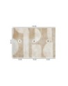 Modern wall mural - Beige abstract shapes | FEEBY