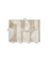 Modern wall mural - Beige abstract shapes | FEEBY