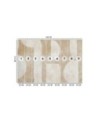 Modern wall mural - Beige abstract shapes | FEEBY