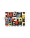 Wallpaper - Colorful retro abstraction | FEEBY