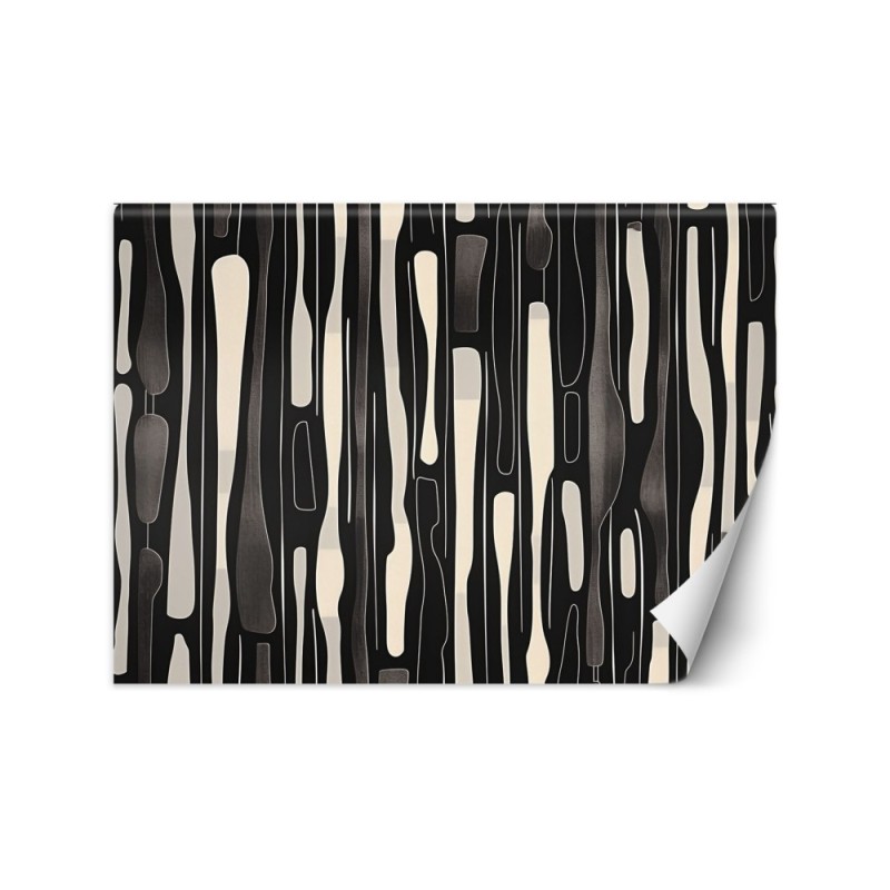 Stylish wallpaper - Black and white abstraction | FEEBY