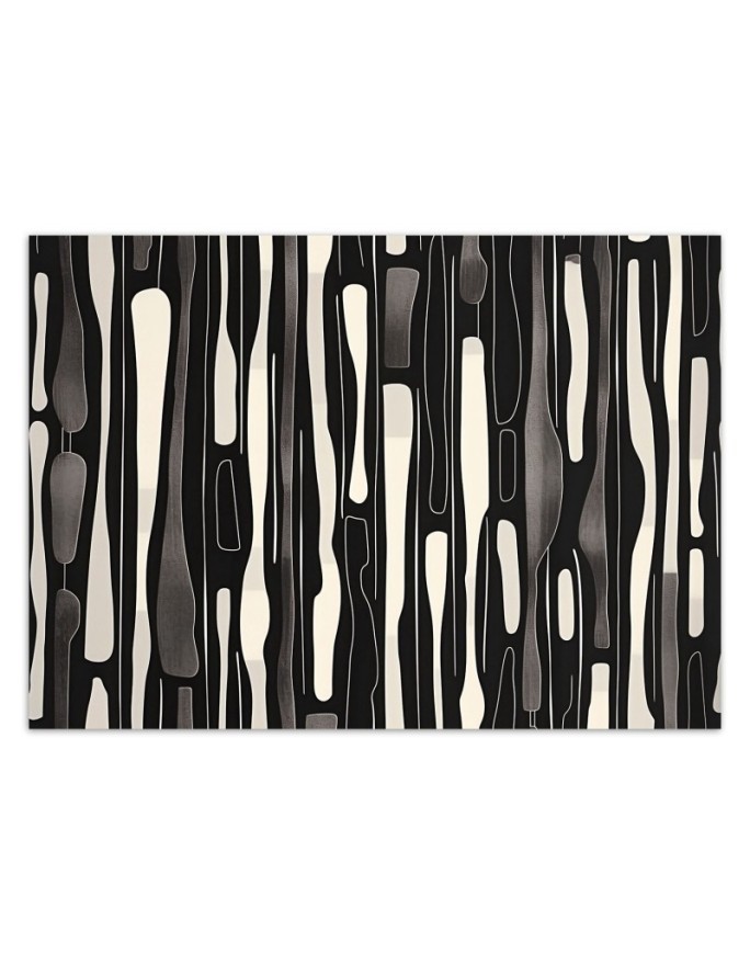 Stylish wallpaper - Black and white abstraction | FEEBY