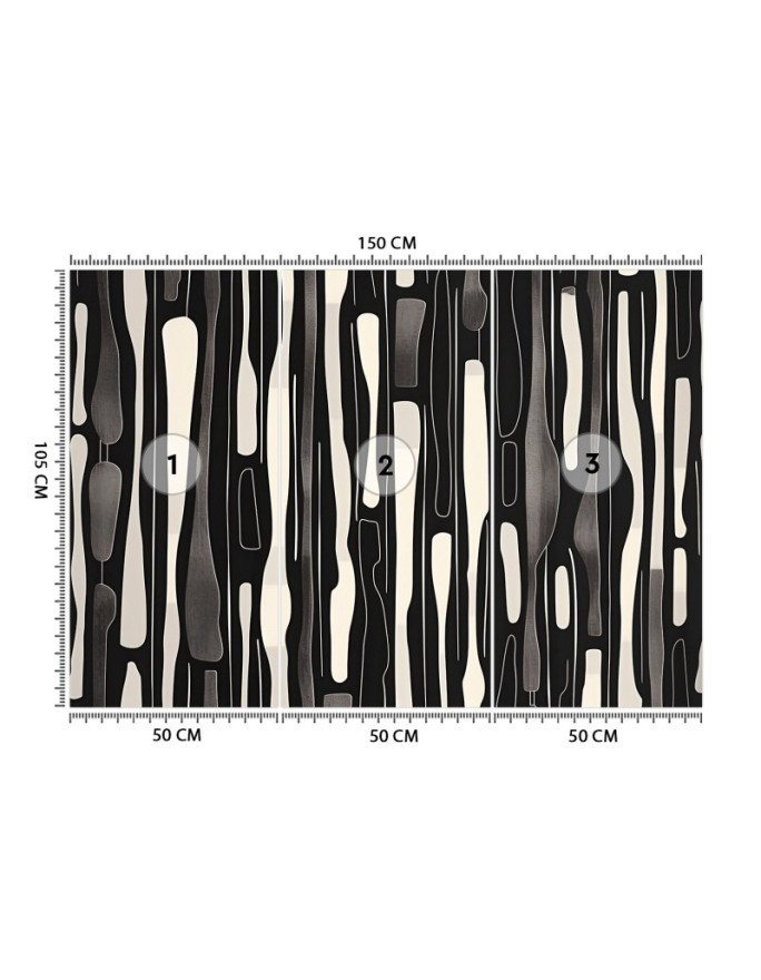 Stylish wallpaper - Black and white abstraction | FEEBY